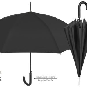 PARAGUAS HOMBRE 61/8 AUTOMATICO NEGRO CON FUNDA