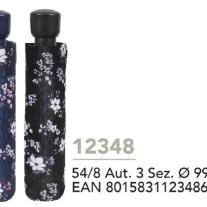 PARAGUAS MUJER MINI PLEGABLE 54/8 AUT, DISE?O FLORAL
