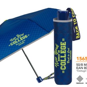 PARAGUAS INFANTIL MINI PLEGABLE 50/8 MAN, AZUL DAMA UNIVERS