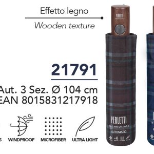 PARAGUAS HOMBRE PLEGABLE 56/8 AUTOMATICO ESCOCES