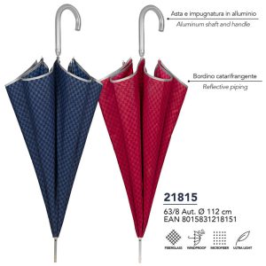 PARAGUAS MUJER 63/8 AUT, ESTAMPADO CUADROS