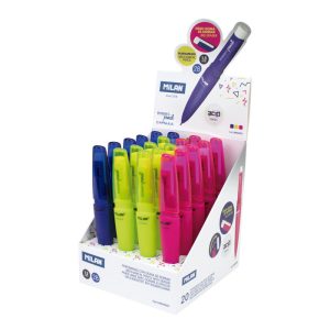 EXP, 20 UDS PORTAMINAS MILAN CAPSULE 1,3 FLUO