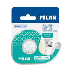 CINTA ADHESIVA MILAN INVISIBLE 19 MM X 33 M BLISTER