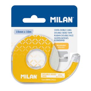 CINTA ADHESIVA MILAN DOBLE CARA 15 MM X 10 M BLISTER