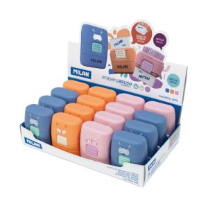 GOMAS CON CEPILLO COMPACT SERIE ESPECIAL FUNNY ANIMALS