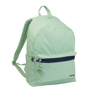 MOCHILA ESCOLAR 2 CREMALLERAS (22L) SERIE 1918 VERDE