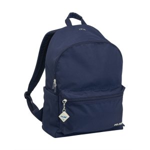 MOCHILA ESCOLAR 2 CREMALLERAS (22L) SERIE 1918 AZUL MARINO