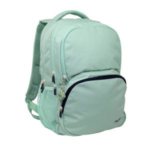 MOCHILA ESCOLAR 2 CREMALLERAS (25L) SERIE 1918 VERDE