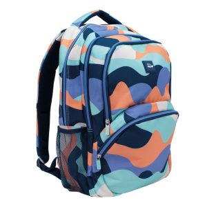 MOCHILA ESCOLAR 4 CREMALLERAS (25 L) SERIE THE FUN, AZUL
