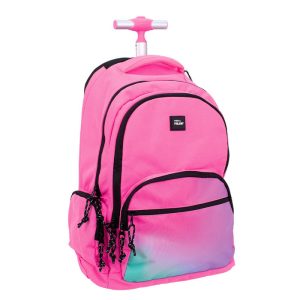 MOCHILA CON RUEDAS 25L SUNSET ROSA