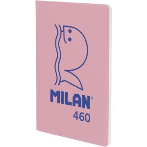 LIBRETA A5 GRAPADA RAYADO 24H 95GR 460 SINCE 1918 ROSA