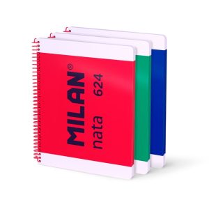 PACK 3 CUADERNOS A4 ESPIRAL T/D CUADRO 80H 95GR NATA 624 1