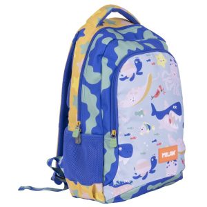MOCHILA ESCOLAR 2 CREMALLERAS SERIE ESPECIAL BLUE ODYSSEY