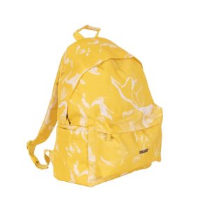 MOCHILA ESCOLAR CLASICA 2 CREMALLERAS 43X30 LAVA AMARILLO