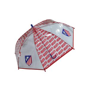 PARAGUAS MANUAL INFANTIL 48 CM TRANSPARENTE ATLETICO DE MAD