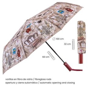 PARAGUAS PLEGABLE CAMINO DE SANTIAGO