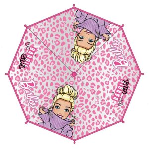 PARAGUAS MANUAL POE BURBUJA BARBIE