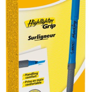 MARCADOR BIC HIGHLIGHTER GRIP 1,6 MM AZUL