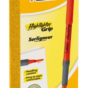 MARCADOR BIC HIGHLIGHTER GRIP 1,6 MM NARANJA