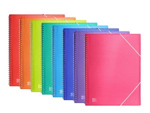CARPETA ESPIRAL 20 FUNDAS OXFORD URBAN A4 STD