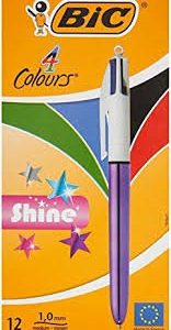 BOLIGRAFO BIC 4C SHINE MORADO