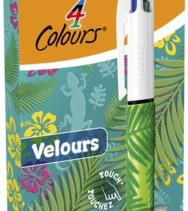 BOLIGRAFO BIC 4C VELOURS BLISTER 3 DISE?OS NUEVOS