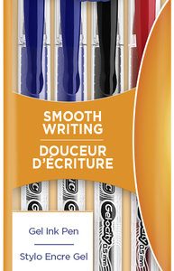 BOLIGRAFO BIC GELOCITY STIC BLISTER 4 UDS AZUL/ROJO/NEGRO