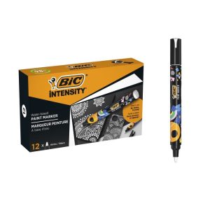 ROTULADOR BIC PERMANENTE INTENSITY BLANCO
