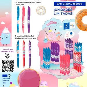 EXPOSITOR 48 UDS FRIXION FANCY SWEET PARADISE MOD SURTIDOS