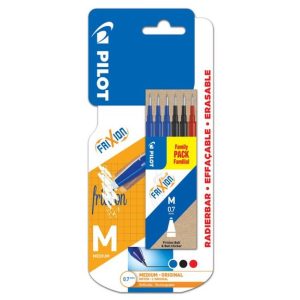 RECAMBIO BOLIGRAFO PILOT FRIXION BLISTER 6UD COLOR SURTIDO
