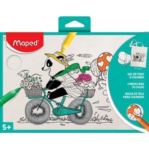 BOLSA TELA MAPED PARA COLOREAR
