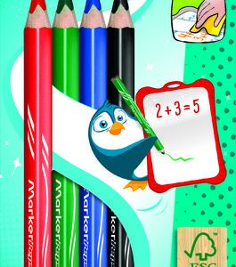 BLISTER 4 LAPICES PIZARRA PEPS WOOD FSC 100% + SACAPUNTAS