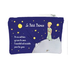 ESTUCHE NECESER DE TELA EL PRINCIPITO AZUL MARINO