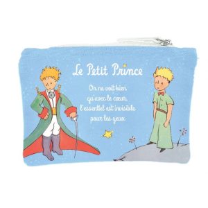 ESTUCHE NECESER DE TELA EL PRINCIPITO AZUL CLARO