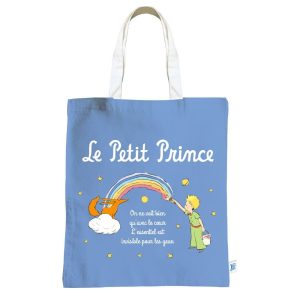 BOLSA DE ALGODON LPP ARCOIRIS AZUL