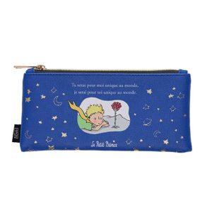 ESTUCHE CUADRADO PLANO EL PRINCIPITO AZUL