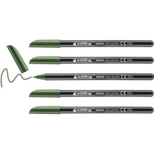 ROTULADOR EDDING 1200 VERDE OLIVA