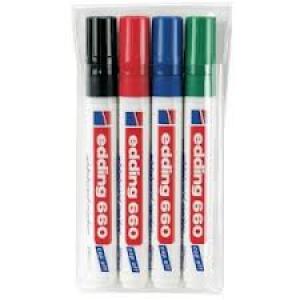 ROTULADOR PIZARRA EDDING 660 B/4 SURTIDOS