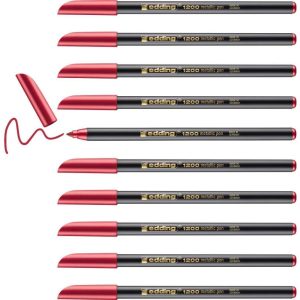ROTULADOR EDDING 1200 72 METALIZADO ROJO