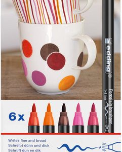 ROTULADOR EDDING 4200 PORCELANA COLORES SURTIDOS CALIDOS