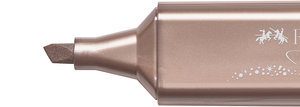 MARCADOR FABER TEXTLINER 46 METALLIC ORO ROSA