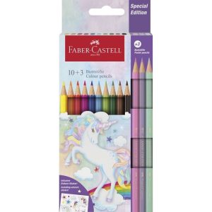 LAPIZ FABER CASTELL UNICORNIO 13 COLORES SURTIDO