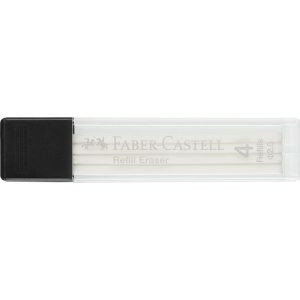 BLISTER FABER CASTELL 4 RECAMBIOS GOMA PRECISION