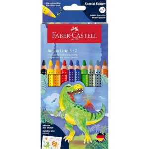 LAPIZ FABER CASTELL JUMBO GRIP 8 COLORES EDICION ESPECIAL DI