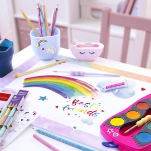 ACUARELA FABER CASTELL CONNECTOR 12 COLORES BASICOS ROSA ES