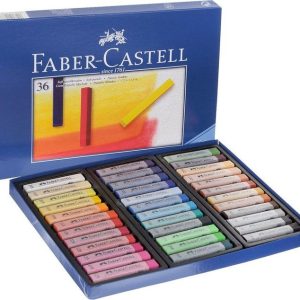 TIZAS PASTEL BLANDO FABER CASTELL 36 COLORES SURTIDOS