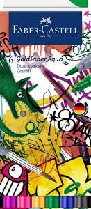 ROTULADOR FABER GOLDFABER AQUA ESTUCHE 6 COLORES GRAFFITI