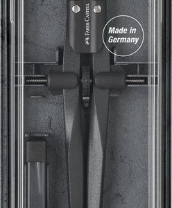 COMPAS FABER CASTELL AJUSTE RAPIDO STREAM PIEDRA NEGRA