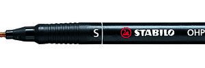 ROTULADOR STABILO OHPEN NEGRO PUNTA S