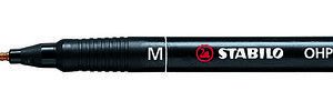 ROTULADOR STABILO OHPEN NEGRO PUNTA M